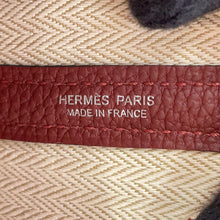 将图像加载到图库查看器中，HERMES Neo Garden Rouge H Negonda Leather Size 23
