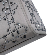 将图像加载到图库查看器中，Dior Lady Dior 2way Bag GrayM0500PRTC_M932 Satin Rhinestone Size Mini
