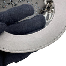 将图像加载到图库查看器中，Dior Lady Dior 2way Bag GrayM0500PRTC_M932 Satin Rhinestone Size Mini
