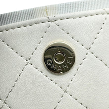 Load image into Gallery viewer, CHANEL Matelasse Small Vanity Chain Shoulder Bag WhiteAP1616 Calf Leather
