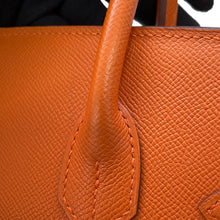 将图像加载到图库查看器中，HERMES Birkin Orange Epsom Size 30
