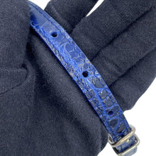 将图像加载到图库查看器中，BALENCIAGA BB Sharp 2-Way Handbag Navy580640 Embossed Leather Size XS
