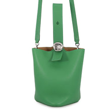 Load image into Gallery viewer, LOEWE Pebble 2-Way Shoulder Bag GreenAANBBBMX06 Leather Size Mini
