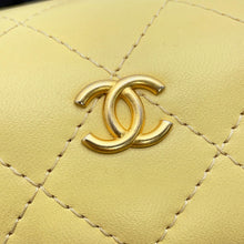 Load image into Gallery viewer, CHANEL Matelasse ChainShoulder Bag YellowAP2699 Leather
