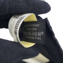 将图像加载到图库查看器中，HERMES Carre Brid de Gala Size 90 Black/Claim/Gold Silk100%
