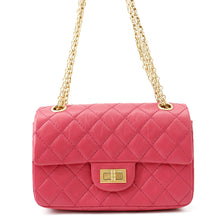 Load image into Gallery viewer, CHANEL Matelasse 2.55 ChainShoulder Bag PinkAS0874 Aged Calf Leather Size Mini
