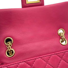 Load image into Gallery viewer, CHANEL Matelasse 2.55 ChainShoulder Bag PinkAS0874 Aged Calf Leather Size Mini
