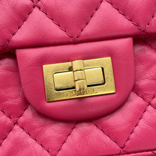 Load image into Gallery viewer, CHANEL Matelasse 2.55 ChainShoulder Bag PinkAS0874 Aged Calf Leather Size Mini
