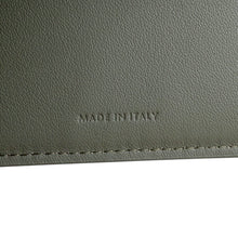 将图像加载到图库查看器中，CELINE Triomphe Small Flap Wallet Khaki10D783 Leather
