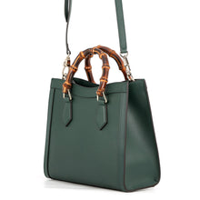Load image into Gallery viewer, GUCCI Diana Tote Bag Green853226 AAEDB 3020 Leather Size Medium
