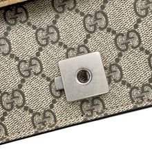 Load image into Gallery viewer, GUCCI Dionysus ChainShoulder Bag Beige499623 92TJN 8660 GG Supreme Suede Rhinestone Size Small
