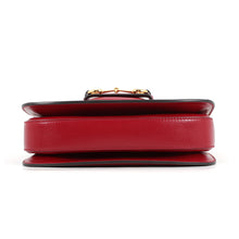 Load image into Gallery viewer, GUCCI Horsebit 1955 Shoulder Bag Beige/Red602204 92TCG 8561 GG Supreme Leather Size Medium

