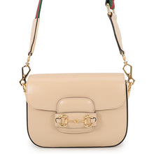 Load image into Gallery viewer, GUCCI Horsebit 1955 Shoulder Bag Beige658574 18YSG 9878 Leather Size Mini
