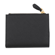 Load image into Gallery viewer, PRADA Bifold Compact Wallet Black1ML050 Leather
