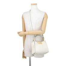 Load image into Gallery viewer, Valentino Garavani V Logo All-Time 2-Way Handbag Ivory5W2B0Q26IMZ Leather Size Small
