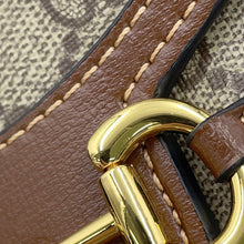 将图像加载到图库查看器中，GUCCI Horsebit 1955 Shoulder Bag Beige/Brown625615 92TCG 8563 GG Supreme Leather

