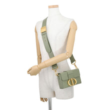 将图像加载到图库查看器中，Dior 30 Montaigne Box Bags Green Leather
