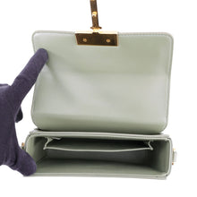 将图像加载到图库查看器中，Dior 30 Montaigne Box Bags Green Leather
