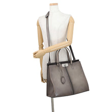 将图像加载到图库查看器中，Berluti Ruthi 38 2WAY Bag Gray Venice Calf Leather
