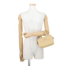 将图像加载到图库查看器中，MIUMIU 2WAYBag Natural/Brown5BB123 Raffia Leather
