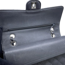 将图像加载到图库查看器中，CHANEL Matelasse W Flap ChainShoulder Bag GrayA01112 Canvas Size 25
