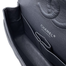 将图像加载到图库查看器中，CHANEL Matelasse W Flap ChainShoulder Bag GrayA01112 Canvas Size 25
