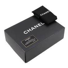 将图像加载到图库查看器中，CHANEL Matelasse W Flap ChainShoulder Bag GrayA01112 Canvas Size 25
