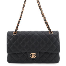 Load image into Gallery viewer, CHANEL Matelasse W Flap ChainShoulder Bag BlackA01112 Lambskin Size 25

