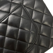 Load image into Gallery viewer, CHANEL Matelasse W Flap ChainShoulder Bag BlackA01112 Lambskin Size 25
