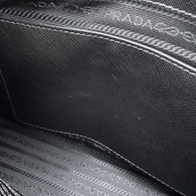 将图像加载到图库查看器中，PRADA Galleria 2WAYBag Black1BA863 Saffiano LeatherLeather
