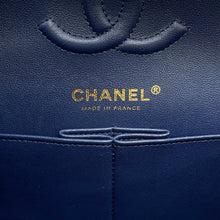 将图像加载到图库查看器中，CHANEL Matelasse W flap ChainShoulder Blue/IndigoA01113 Denim Size 23
