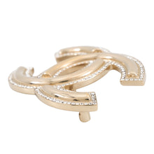Load image into Gallery viewer, CHANEL CC Logo Rhinestone BroochAB5610 Metal Rhinestone
