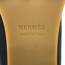 Load image into Gallery viewer, HERMES Fock 60 Pumps Black Leather Size 38 1/2
