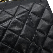 将图像加载到图库查看器中，CHANEL Matelasse W Flap ChainShoulder Bag BlackA01112 Lambskin Size 25
