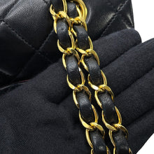 将图像加载到图库查看器中，CHANEL Matelasse W Flap ChainShoulder Bag BlackA01112 Lambskin Size 25

