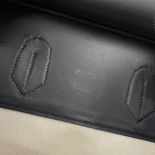 将图像加载到图库查看器中，HERMES HAUT A COURROIES Khaki/Black Toile Camp Evercolor Size 40
