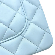 Load image into Gallery viewer, CHANEL Top Handle Mini Flap Bag Light BlueAS4654 Lambskin Size Mini
