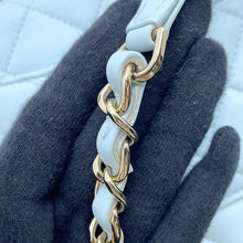 Load image into Gallery viewer, CHANEL Top Handle Mini Flap Bag Light BlueAS4654 Lambskin Size Mini
