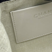 将图像加载到图库查看器中，CHANEL Deauville2wayHandbag BlackA86374 Lame Tweed Leather Size Mini
