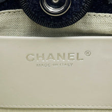 将图像加载到图库查看器中，CHANEL Deauville2wayHandbag BlackA86374 Lame Tweed Leather Size Mini
