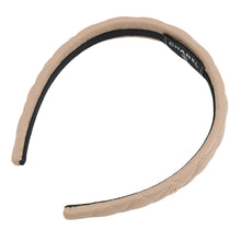 Load image into Gallery viewer, CHANEL Matelasse headband BeigeAAB849 Lambskin
