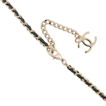 Load image into Gallery viewer, CHANEL Gabriel necklace PinkABG222-B21626-U3512 Gold Plated Leather Faux Pearl
