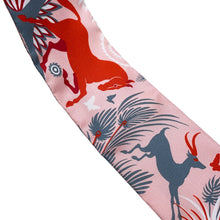 Load image into Gallery viewer, HERMES Attracted by the charm of Twilly Orpheus Grease Asier/Rose Poudre/Violet Silk100%
