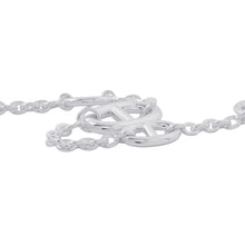 将图像加载到图库查看器中，HERMES Chaine d'Ancre Farandole Bracelet Size ST SV925
