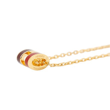 Load image into Gallery viewer, HERMES Pop Ash Necklace Rocabar Size Mini Framboisier Lacquer Gold Plated
