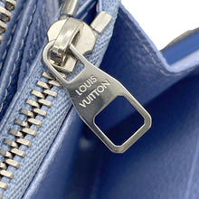 Load image into Gallery viewer, LOUIS VUITTON Zippy Wallet Blue FrostM27122 Monogram Empreinte Leather
