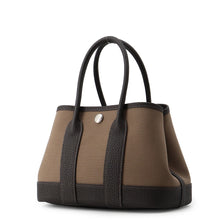 将图像加载到图库查看器中，HERMES Neo Garden Etoupe/BeBlanc Toile Officier Negonda Leather Size 23
