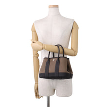 将图像加载到图库查看器中，HERMES Neo Garden Etoupe/BeBlanc Toile Officier Negonda Leather Size 23
