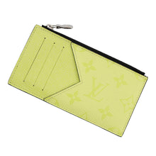 Load image into Gallery viewer, LOUIS VUITTON Coin card holder lemonadeM14109 Taiga Leather/Monogram Eclipse
