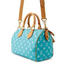 Load image into Gallery viewer, LOUIS VUITTON Speedy P9 Bandouliere TurquoiseM11561 Calf Leather Monogram Size 25
